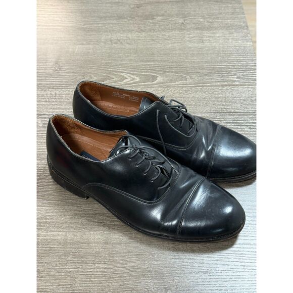 BOSTONIAN CLASSIC SHOES BLACK LEATHER SIZE 8.5 - Picture 4 of 7